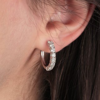 1,06 Karat Pırlanta Küpe