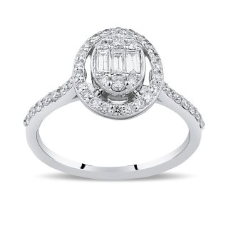 0,55 Karat Pırlanta Tasarım Yüzük