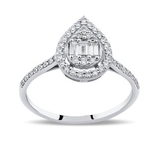 0,44 Karat Pırlanta Tektaş Yüzük