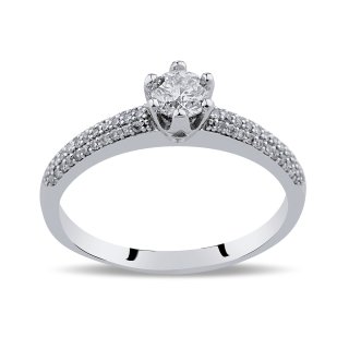 0,49 Karat Pırlanta Tektaş Yüzük