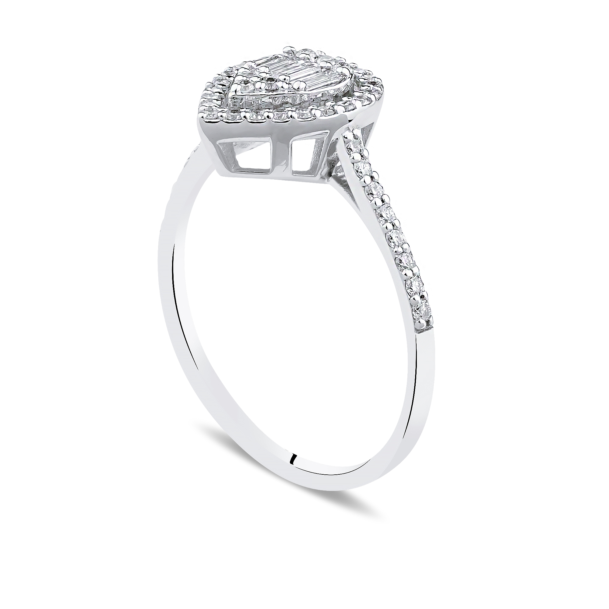 0,44 Karat Pırlanta Tektaş Yüzük