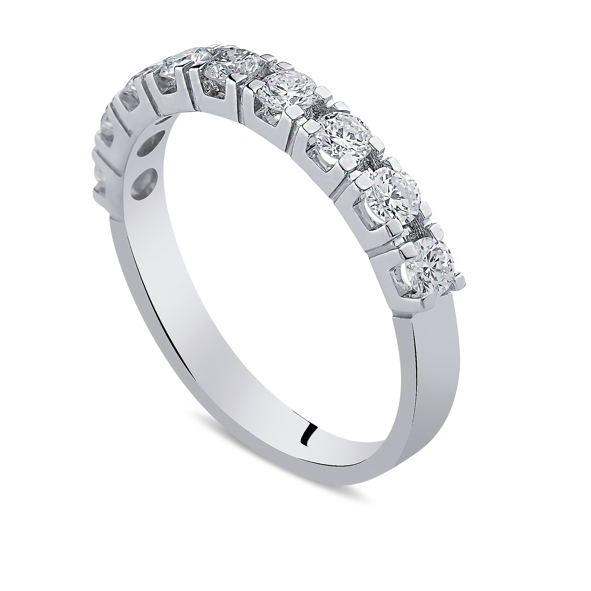 0,52 Karat Pırlanta Yarımtur Yüzük