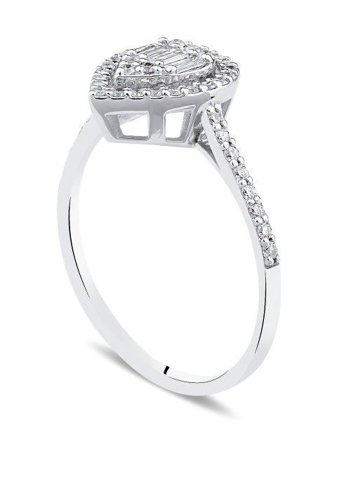 0,44 Karat Pırlanta Tektaş Yüzük